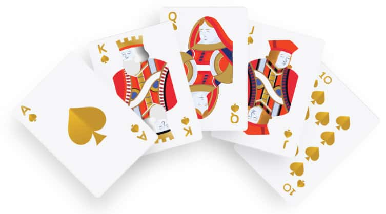 Royal Flush Cards hand ranking